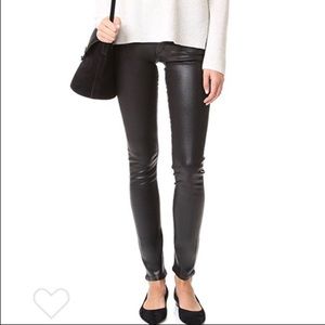 Citizens of humanity racer faux leather leggings
